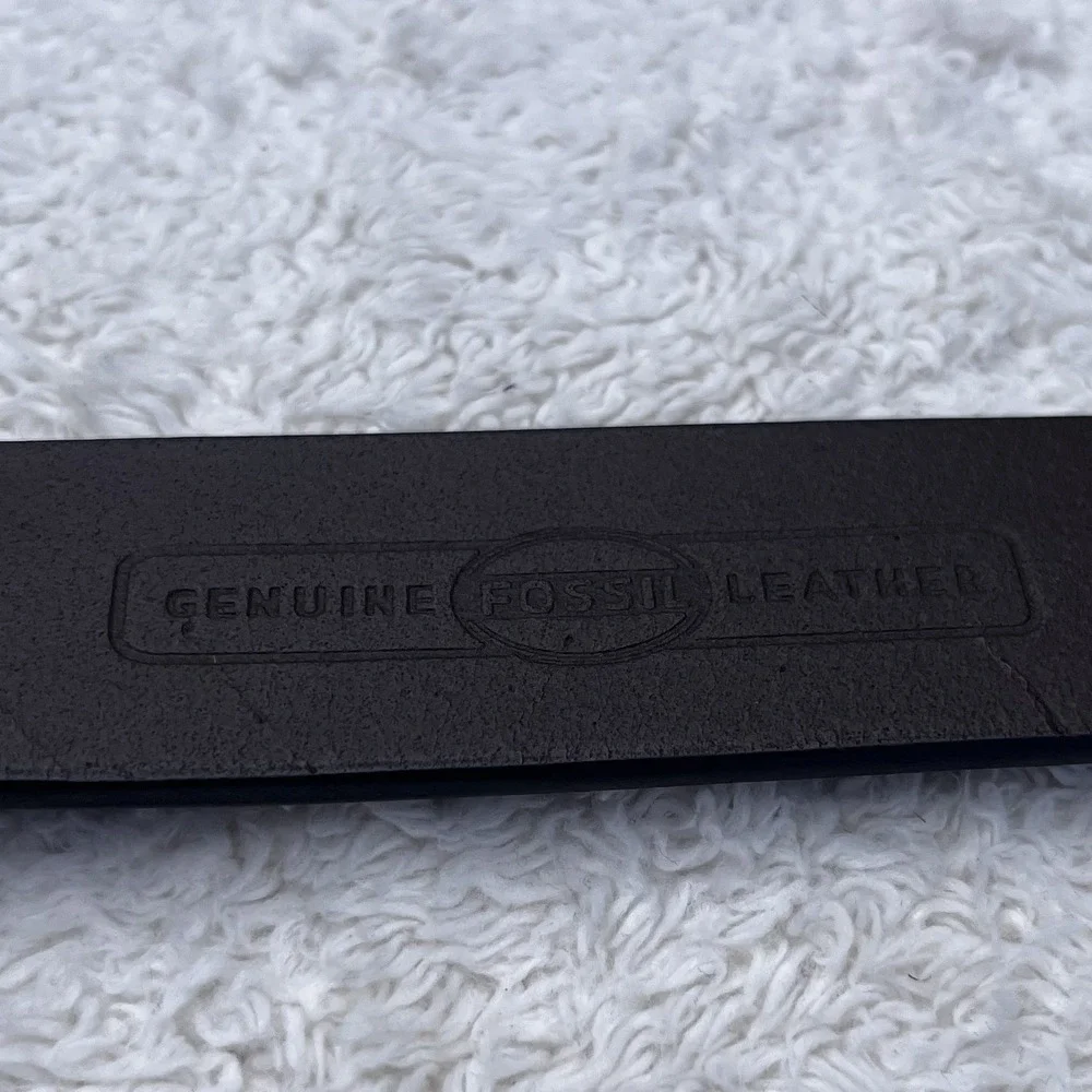 Fossil Leather Belt Mens Size M (28-32